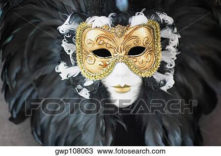 Close-up of a mask View Large Photo Image Stock Image - Close-up of a mask. Fotosearch