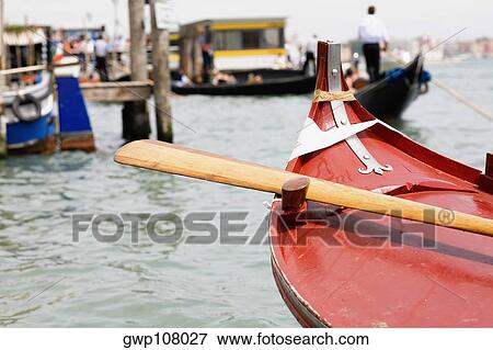 Close-up of an oar on a gondola, Venice, Veneto, Italy View Large Photo Image Stock Photo - Close-up of an oar on a gondola, Venice, Veneto, Italy. Fotosearch