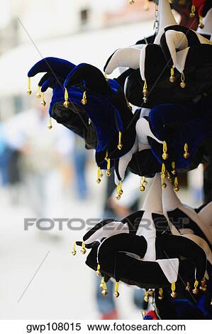 Stock Photography - Close-up of Jester Hats. Fotosearch