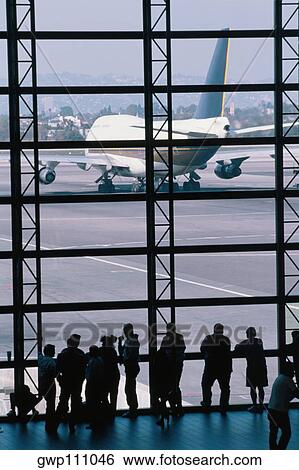 Waiting for flight, Los Angeles International Airport View Large Photo Image Stock Photograph - Waiting for flight, Los Angeles International Airport. Fotosearch
