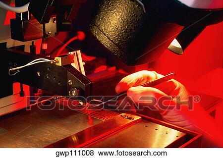 Wiring a circuit board View Large Photo Image Stock Photo - Wiring a circuit board. Fotosearch