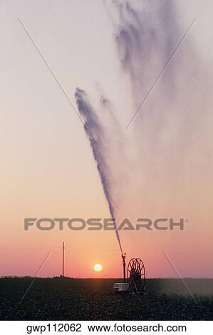 Stock Image - Irrigation in Nebraska . Fotosearch