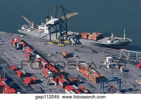 San Pedro shipyards View Large Photo Image Stock Photography - San Pedro shipyards. Fotosearch