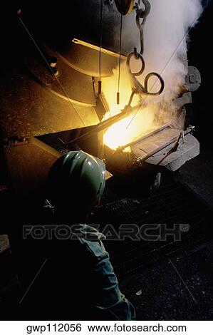 Steel foundry, Wisconsin View Large Photo Image Stock Photograph - Steel foundry, Wisconsin. Fotosearch