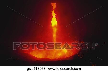 Lava fountain at dusk, Yokohama, Kanagawa Prefecture, Japan View Large Photo Image Stock Photo - Lava fountain at dusk, Yokohama, Kanagawa Prefecture, Japan. Fotosearch