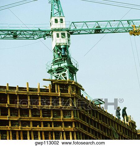 Low angle view of an under construction building, Beijing, China View Large Photo Image Stock Image - Low angle view of an under construction building, Beijing, China. Fotosearch