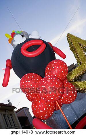 Low angle view of balloons View Large Photo Image Stock Photo - Low angle view of balloons. Fotosearch