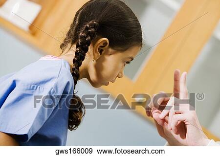 Side profile of a girl View Large Photo Image Stock Photo - Side profile of a girl. Fotosearch