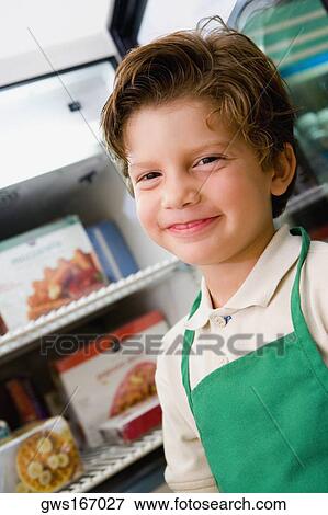 Portrait of a boy smiling View Large Photo Image Stock Photo - Portrait of a boy smiling. Fotosearch