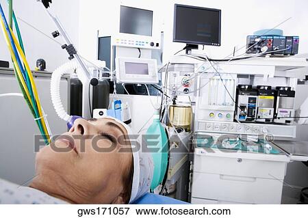 Female patient in the ICU View Large Photo Image Stock Photo - Female patient in the ICU. Fotosearch