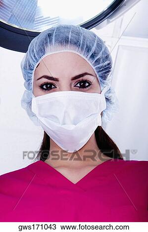 Portrait of a female surgeon View Large Photo Image Stock Image - Portrait of a female surgeon. Fotosearch