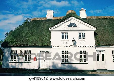 Facade of a hotel, Falsled Kro, Funen County, Denmark View Large Photo Image Stock Image - Facade of a hotel, Falsled Kro, Funen County, Denmark. Fotosearch