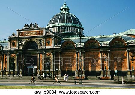 Facade of a museum, Ny Carlsberg Glyptotek, Copenhagen, Denmark View Large Photo Image Picture - Facade of a museum, Ny Carlsberg Glyptotek, Copenhagen, Denmark. Fotosearch