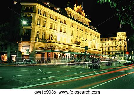 Hotel lit up at night, Hotel D'angleterre, Copenhagen, Denmark View Large Photo Image Stock Photography - Hotel lit up at night, Hotel D'angleterre, Copenhagen, Denmark. Fotosearch