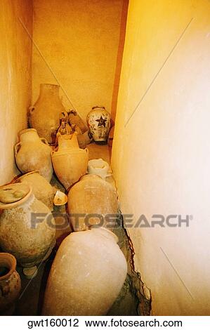 Ancient pottery in a church, Canal, Galilee, Israel View Large Photo Image Stock Image - Ancient pottery in a church, Canal, Galilee, Israel. Fotosearch