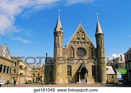 Facade of a castle, The Hague, Netherlands View Large Photo Image Stock Photo - Facade of a castle, The Hague, Netherlands. Fotosearch