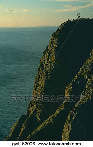Cliff at the waterfront, North Cape, Norway View Large Photo Image Stock Photograph - Cliff at the waterfront, North Cape, Norway. Fotosearch