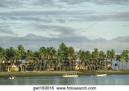 Boats in the sea, Viti Levu, Fiji View Large Photo Image Stock Photograph - Boats in the sea, Viti Levu, Fiji. Fotosearch