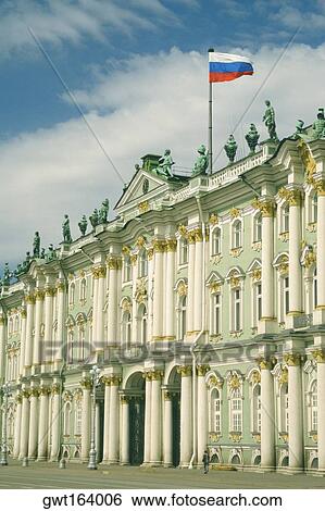 Facade of a palace, Winter Palace, Hermitage Museum, St. Petersburg, Russia View Large Photo Image Stock Photograph - Facade of a palace, Winter Palace, Hermitage Museum, St. Petersburg, Russia. Fotosearch