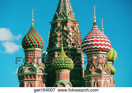 High section view of a cathedral, St. Basil's Cathedral, Red Square, Moscow, Russia View Large Photo Image Stock Photo - High section view of a cathedral, St. Basil's Cathedral, Red Square, Moscow, Russia. Fotosearch