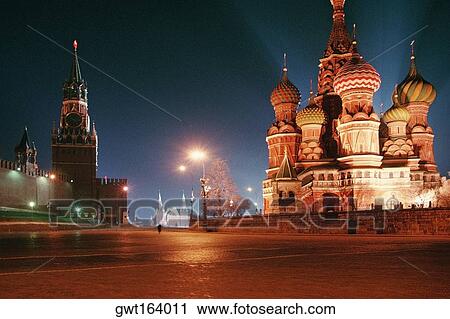 Low angle view of a cathedral and a Kremlin, St. Basil's Cathedral, Red Square, Moscow, Russia View Large Photo Image Stock Image - Low angle view of a cathedral and a Kremlin, St. Basil's Cathedral, Red Square, Moscow, Russia. Fotosearch