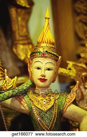 Close-up of a statue, Bangkok, Thailand View Large Photo Image Stock Photo - Close-up of a statue, Bangkok, Thailand. Fotosearch