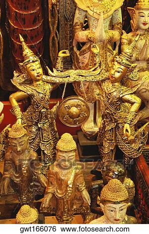 Close-up of a statue, Bangkok, Thailand View Large Photo Image Stock Photograph - Close-up of a statue, Bangkok, Thailand. Fotosearch
