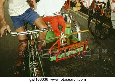 Low section view of a rickshaw driver pulling a rickshaw, Singapore View Large Photo Image Stock Photograph - Low section view of a rickshaw driver pulling a rickshaw, Singapore. Fotosearch