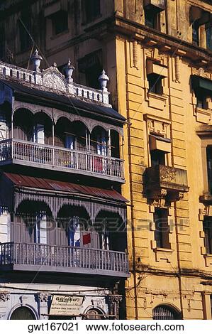 Low angle view of buildings, Yangon, Myanmar View Large Photo Image Stock Image - Low angle view of buildings, Yangon, Myanmar. Fotosearch