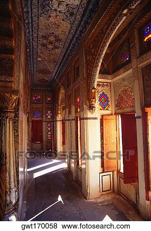 Interiors of a museum, Jodhpur, Rajasthan, India View Large Photo Image Stock Photo - Interiors of a museum, Jodhpur, Rajasthan, India. Fotosearch