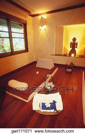 Interiors of a massage room, Koh samui, Thailand View Large Photo Image Stock Image - Interiors of a massage room, Koh samui, Thailand. Fotosearch
