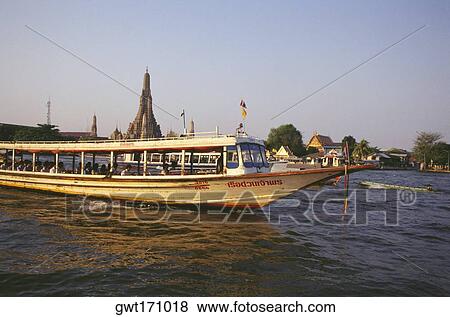 Passenger craft in a river, Chao phraya river, Bangkok, Thailand View Large Photo Image Stock Photo - Passenger craft in a river, Chao phraya river, Bangkok, Thailand. Fotosearch