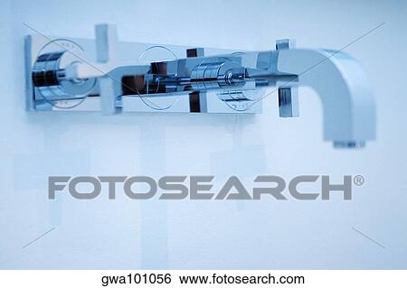 Close-up of a faucet View Large Photo Image Stock Photograph - Close-up of a faucet. Fotosearch