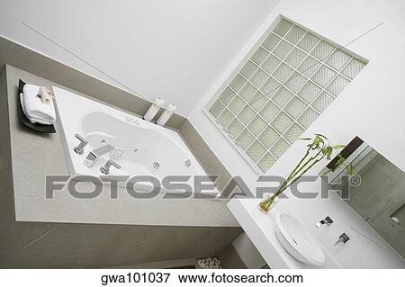 Interiors of a bathroom View Large Photo Image Stock Photo - Interiors of a bathroom. Fotosearch