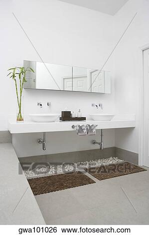 Stock Photograph - Interiors of a bathroom. Fotosearch