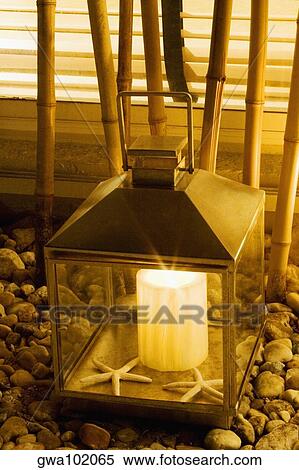 Close-up of a lantern in a living room View Large Photo Image Stock Photography - Close-up of a lantern in a living room. Fotosearch