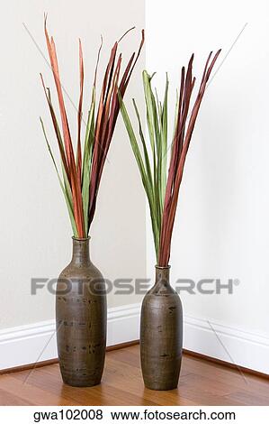 Close-up of two decorative urns View Large Photo Image Stock Photo - Close-up of two decorative urns. Fotosearch