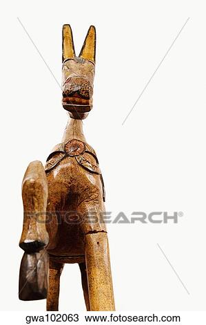 Rear view of a wooden horse View Large Photo Image Stock Image - Rear view of a wooden horse. Fotosearch