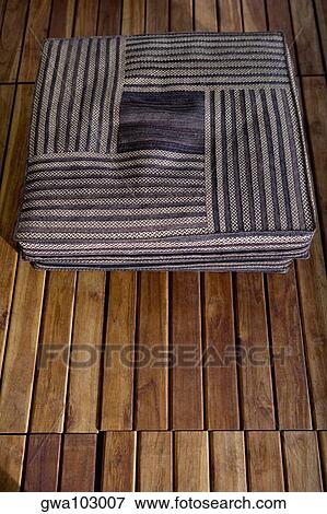 Stock Photo - High angle view of an ottoman. Fotosearch