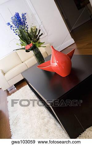 Interiors of a living room View Large Photo Image Stock Photo - Interiors of a living room. Fotosearch