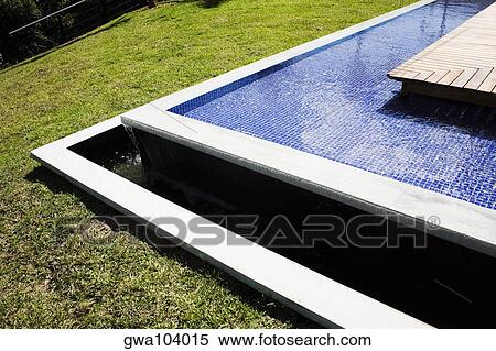 Stock Photography - High angle view of a fountain. Fotosearch