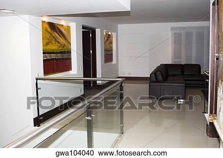 Interiors of a living room View Large Photo Image Stock Image - Interiors of a living room. Fotosearch
