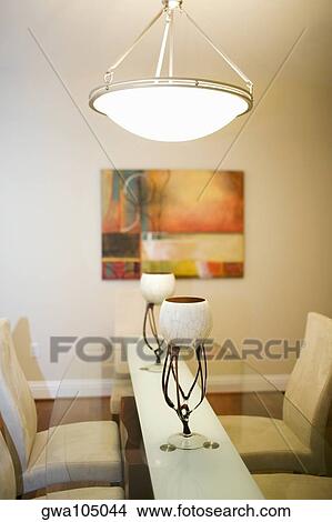 Interiors of a dining room View Large Photo Image Picture - Interiors of a dining room. Fotosearch