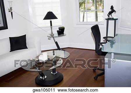 Interiors of a living room View Large Photo Image Stock Image - Interiors of a living room. Fotosearch