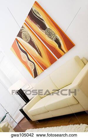 Interiors of a living room View Large Photo Image Stock Image - Interiors of a living room. Fotosearch
