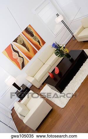 Stock Photography - Interiors of a living room. Fotosearch
