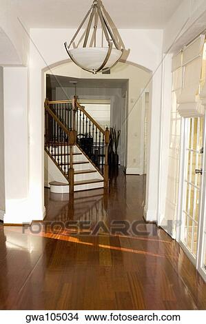 Picture - Staircase in a house. Fotosearch