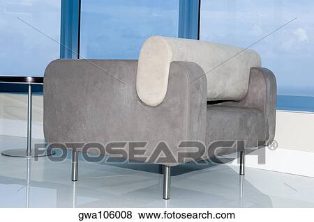 Stock Photo - Armchair in a hotel. Fotosearch