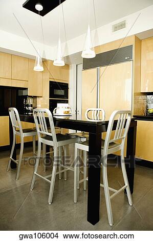 Interiors of a dining room View Large Photo Image Picture - Interiors of a dining room. Fotosearch