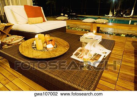 Stock Image - Interiors of a living room. Fotosearch